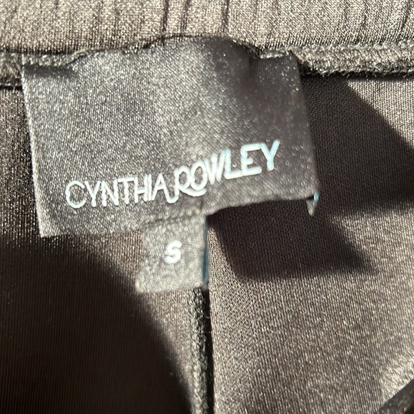 Cynthia Rowley scuba pants blue Small - Picture 3 of 6
